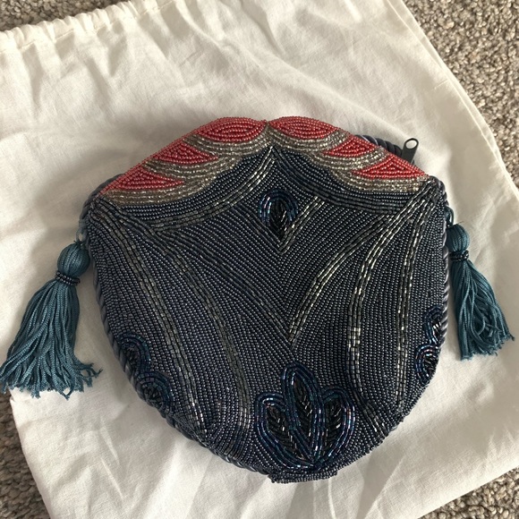 Vintage Handbags - Vintage Embellished Clutch